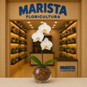 Orquídea no Aquário